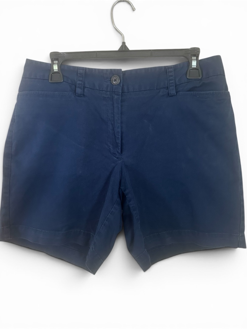 Lands' End Navy Chino‎ Bermuda Shorts